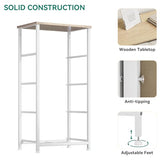 YITAHOME Dresser with 4 Drawers - Fabric Storage Tower, Organizer Unit for Bedroom, Hallway, Hallway, Closets - Sturdy Steel Frame, Wooden Top & Easy YITAHOME