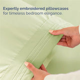 Full Size 4 Piece Sheet Set - Comfy Breathable & Cooling Bed Sheets Set - Hotel Luxury Bedding for Women, Men, Kids, Teens, Boys & Girls - Deep Pockets and Wrinkle Free - Oeko-Tex - Light Sage Green CGK Unlimited