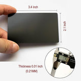 hansmaker 100 Pcs Metal Engraving Blanks Premium Aluminum Laser Engraving Business Card Multipurpose Custom Metal Cards 86 X 54 X 0.21 MM hansmaker