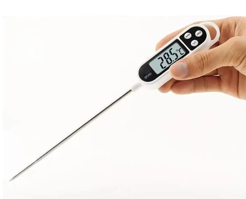 BAEMEFLE Candy Thermometer Digital Instant Read for Meat Kitchen Cooking Food Oil Deep Fry BBQ Grill Smoker (1, 9.4in) BAEMEFLE