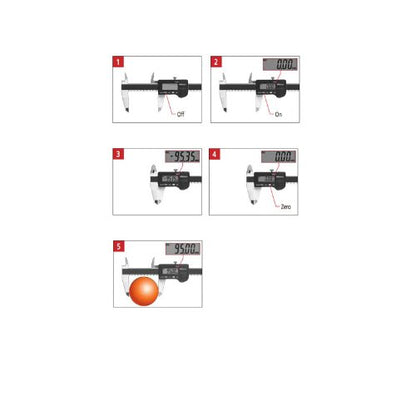 Mitutoyo 500-173 Digital Calipers, Battery Powered, Inch/Metric, for Inside, Outside, Depth and Step Measurements, Stainless Steel, 0"/0mm-12"/300mm Range, +/-0.0015"/0.04mm Accuracy, 0.0005" - WoodArtSupply