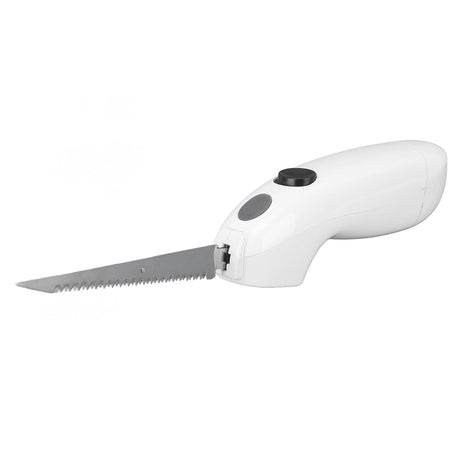 brandev Electric Knife, Cordless Rechargeable Easy Slice Electric Carving Knife, Stainless Steel Blades Fillet Knife Portable Steak Knife for Carving Meats Bread Poultry Turkey Food Cutter brandev