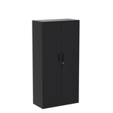 Letaya Metal Storage Cabinets Locker with Lock Door, 72'' Clothing Coat Steel Storage Freestanding Wardrobe for Office, Home, School, Employee,Gym,Fire Department (Black) Letaya