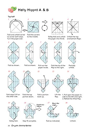 Origami Animal Boxes Kit: Cute Paper Models with Secret Compartments! (14 Animal Origami Models + 48 Folding Sheets) Tuttle Publishing