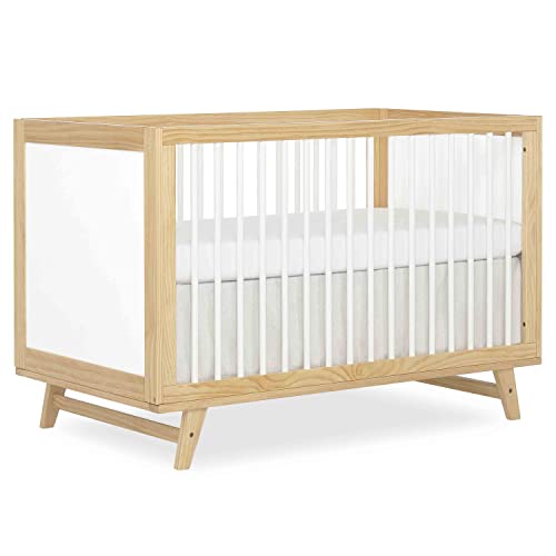 Dream On Me Carter 5-in-1 Full Size Convertible Crib / 3 Mattress Height Settings/JPMA Certified/Made of New Zealand Pinewood/Sturdy Crib Design, Dream On Me