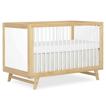 Dream On Me Carter 5-in-1 Full Size Convertible Crib / 3 Mattress Height Settings/JPMA Certified/Made of New Zealand Pinewood/Sturdy Crib Design, - WoodArtSupply