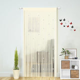 Beaded String Curtains for Doorways Boho Bedroom Decor Hanging Door Wall Beads Closet Window Curtain Room Divider Privacy Decorative (Champagne, 39" W x 79" L) JINYONGXIN