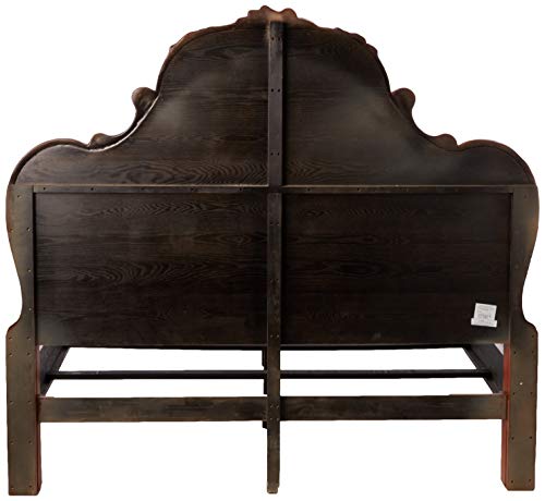 Acme Dresden Wooden King Panel Bed in Cherry Oak ACME Furniture
