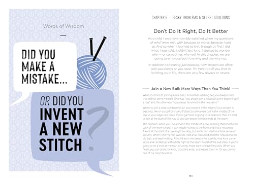 Patty Lyons' Knitting Bag of Tricks: Over 70 sanity saving hacks for better knitting WoodArtSupply