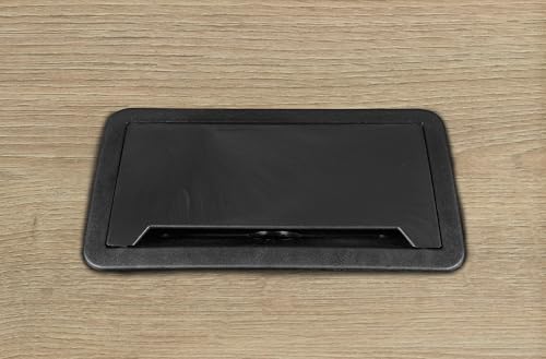 Romig Legacy 12 ft. Racetrack Laminate Conference Table with Charging Port- Noble Oak Romig