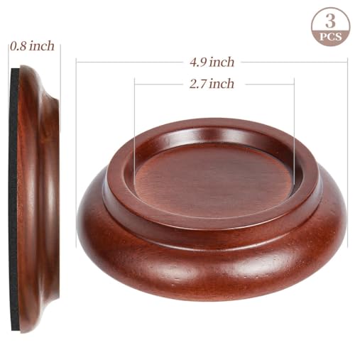 Piano Caster Cups Grand Piano Caster Cups Wood coasters Cups Piano Caster Pads for Grand Piano - WoodArtSupply