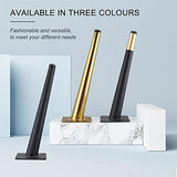 Generic Furniture Legs Black/Gold, Table Legs Metal 10Cm 15Cm 20Cm 25Cm 30Cm, Obliqueniture Feet,Sofa Cabinet Dining Table Coffee Table Desk Replacement Legs, Non-Slip Silent/Dblack/72Cm(28.3In) WoodArtSupply