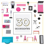 KidKraft Wooden Dollhouse Shimmer Mansion for 12" Dolls KidKraft