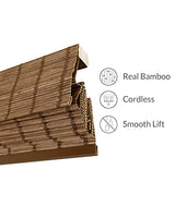 Chicology 29" x 64" Elk Cordless Bamboo Roman Patio Blinds CHICOLOGY
