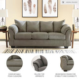 Signature Design by Ashley Darcy Casual Plush Sofa, Grayish Brown Signature Design by Ashley