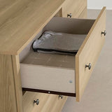 South Shore Vito 6-Drawer Double Dresser, Natural Ash South Shore