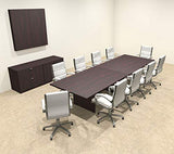 Modern Rectangular 12' Conference Table, OT-SUL-C33 UTM Furniture