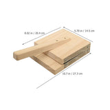 Kichvoe Tortilla Press Wooden Mexican Tortillera Presser Dumpling Skin Maker Pastry Dough Presser Tool for Homemade Tortilla Roti Chapati Taco Pataconera Kichvoe