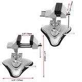 JOIKIT Mini Table Suction Vise, 2-3/4 Inch Jaw Portable Vacuum Base Vise Hobby Bench Vise Clamp with 360° Swiveling Head for DIY, Modelling, JOIKIT