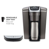 Keurig K-Elite Single Serve K-Cup Pod Coffee Maker, with Strength and Temperature Control, Iced Coffee Capability, 8 to 12oz Brew Size, Programmable, Brushed Slate Keurig