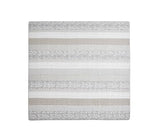 Chezmoi Collection Robyn 3-Piece Neutral Taupe Gray White Floral Hibiscus Flower Patchwork Striped Quilt Set - Pre-Washed Cotton Coverlet - Lightweight Reversible Bedspread, Queen Size Chezmoi Collection