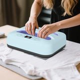 EASYCOUNT E Heat Press 12"X10", Smart Heat Press Machine with Built-in Bluetooth for T-Shirts, Pillows, Tote Bags & More, with Mat (12"X 12") EasyCount E