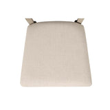 Linon Triena Mission 19" Transitional Wood Back Folding Chairs with Padded Seat, Fully Assembled in Graywash (Set of 2) Linon