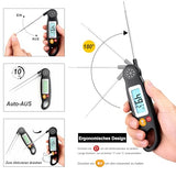 Antonki Meat Thermometer Digital - Instant Read Food Thermometer with Backlight for Cooking Grilling Baking Kitchen Candy BBQ Oil Liquid, Backlit Display, Battery Included