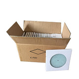 POVOKICI US Stock, 20PCS Sublimation Blank Glass Photo Frame with Glossy Round Clock POVOKICI