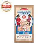 Melissa & Doug Solid Wood Project Workbench Play Building Set - STEAM Toy, Wooden Kids Work Bench, Toy Tool Bench Melissa & Doug