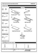 Convenience Concepts American Heritage Chairside End Table with Drawer 23.5" - Classic Living Room Table with Storage Shelf, Bedroom Nightstand, Espresso Convenience Concepts