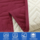 2026 Waterproof Sofa Dog Blanket (30"x70") Comfy Couch Sofa Mat for Pets with Anti-Slip Back, Universal Incontinence Lightweight Liner Pad for Furniture Car Picnic etc Durable Washable, Wine Red ZNSAYOTX