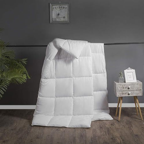 ACCURATEX Duvet Insert Super Queen Comforter 98x98- Fluffy Down Alternative Fill Hotel Collection Comforter,Lightweight Soft All Season Duvet Insert with Corner Tabs - Machine Washable,White ACCURATEX