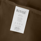 Royale Linens Fitted Sheet Twin - Ultra Soft 1800 Brushed Microfiber - Hotel Luxury Bottom Sheets - Wrinkle Free & Fade Resistant - Deep Pocket Fitted Sheet Only (Twin, Chocolate) ROYALE LINENS