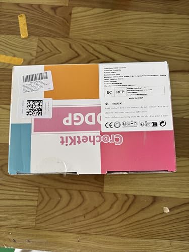 CODGP Crochet Kit,13in Crochet Animal Kit Elephant,Crochet Starter Kit Gift for Adults Kids with Yarn Sets,Amigurumi Crochet Kits with Step-by-Step Video Tutorials CODGP