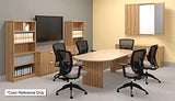 GOF 6FT, 8FT, 10FT Conference Table & Chair (G11697) Set, Dark Cherry, Espresso, Artisan Grey, Mahogany, Walnut (10ft Table Only, Walnut) GOF