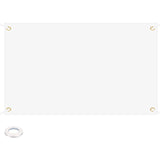 PATIKIL Blank Banners Signs to Decorate 3'x5' Sublimation White Banner with Hanging Rope for Business Outside Outdoor Wall PATIKIL