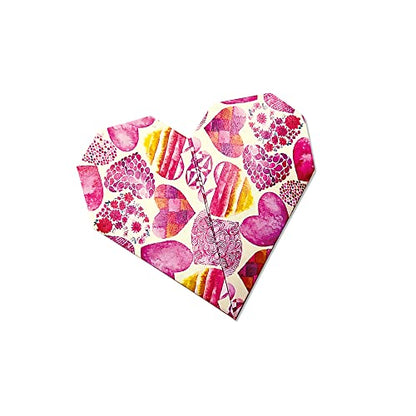 Origami Paper 100 sheets Hearts & Flowers 6" (15 cm): Tuttle Origami Paper: High-Quality Double-Sided Origami Sheets Printed with 12 Different Patterns: Instructions for 6 Projects Included - WoodArtSupply