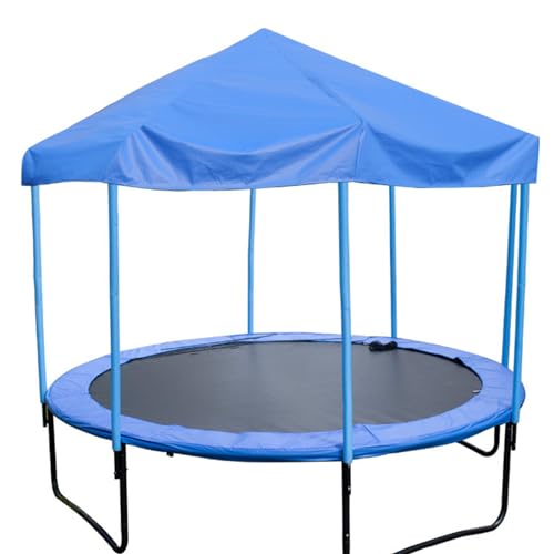 Outdoor Fitness Trampoline Canopy Tent - 14FT Rainproof Snow Sun Shade Roof Cover, No Frame BIWKONI