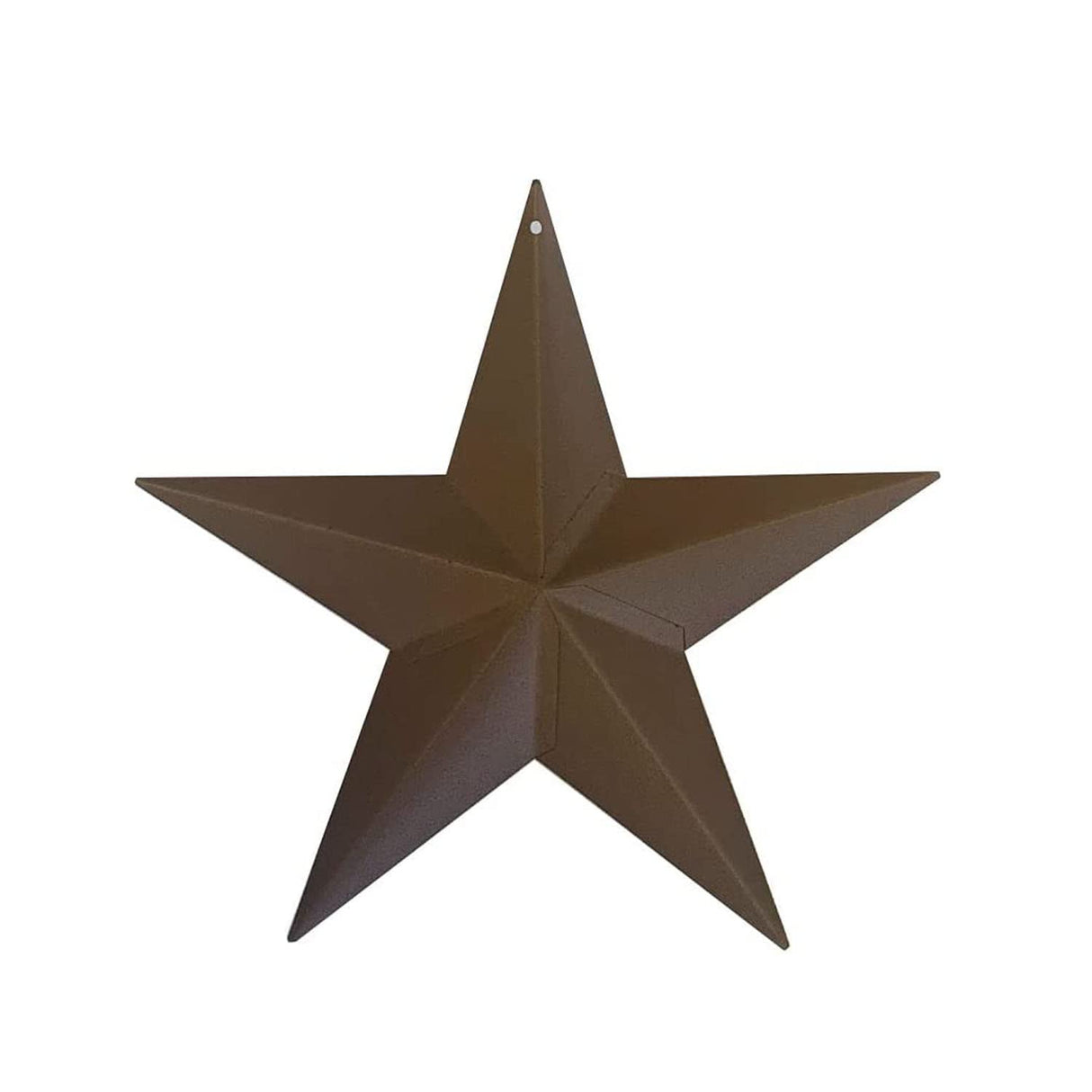 T&Garice Dimensional Metal Antique Barn Star Rustic Country Primitive Wall Decor,3D Barn Star Indoor Outdoor 4th July Wall Decoration,8 inch (Black) T&Garice