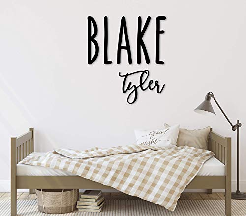 Custom Name Sign - First and Middle Name Sign - Personalized Wood Name Decor, Nursery Decor Kobasic Creations