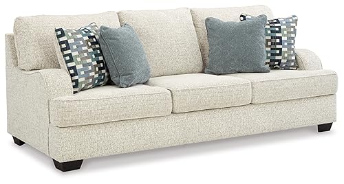 Signature Design by Ashley Valerano Casual Sofa for Living Room, Beige