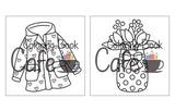 Cozy Spring: Cute Coloring Book for Adults & Teens with Easy and Bold Spring Inspired Designs (Bold and Easy Coloring Books) WoodArtSupply