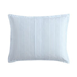 Laura Ashley- King Comforter Set, Cotton Reversible Bedding Set with Matching Sham(s), Farmhouse Home Décor (Bedford Blue, King) Laura Ashley