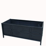 Zhongma Sturdy Raised Garden Bed with Inner Fabric Liners for Vegetables Flower, Planter Box for Backyard Patio Balcony. Inner Size: 33.85x14.17x11 inch Zhongma