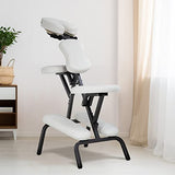 BestMassage Portable Massage Chair for Tattoo and Spa Foldable Massage Therapy Chair with Adjustable Face Cradle High-Density Cushion Lightweight Design with Carrying Bag Ideal for Salon Use (White) BestMassage