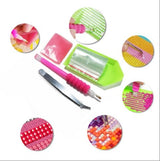 eovv Tropical Beach Sunset Square Diamond Painting Kit, 5D DIY Full Drill Crystal Art Craft, 16 x 12 inches eovv