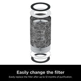 Shark Air Purifier for Home Large Room, Clean Sense Technology, HEPA Air Filter, 1000 Sq Ft, Kitchen, Filters Smoke, Captures 99.98% of Particles, Pet Dander, Pollutants, Dust, Allergens, HP201 Shark