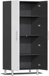 Ulti-Mate UG27050W 5-Piece Garage Cabinet System in Starfire White Metallic White, Grey Ulti-Mate