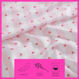 Betsey Johnson - King Size Sheet Set, Ultra-Soft Bedding with Smooth & Silky Feel, Deep Pockets, Bed Sheets with Matching Fitted Sheet & Pillowcases (Wonderland Stripe Pink) Betsey Johnson